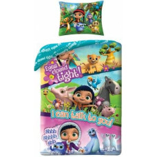 Kokvilnas gultas veļa 140x200 Wisper spilvendrāna 70x90 2112BL