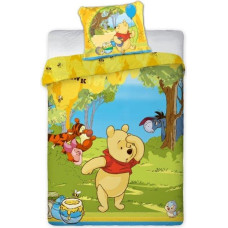 Kokvilnas gultas veļa 140x200 Vinnijs Pūks 7404