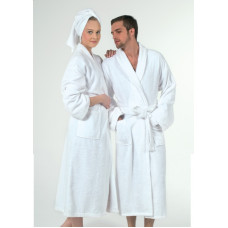 Cezar frotē peldmētelis White XXL