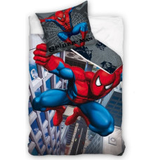 Zirnekļcilvēka gultasveļa 160x200 Spiderman jumping 9521