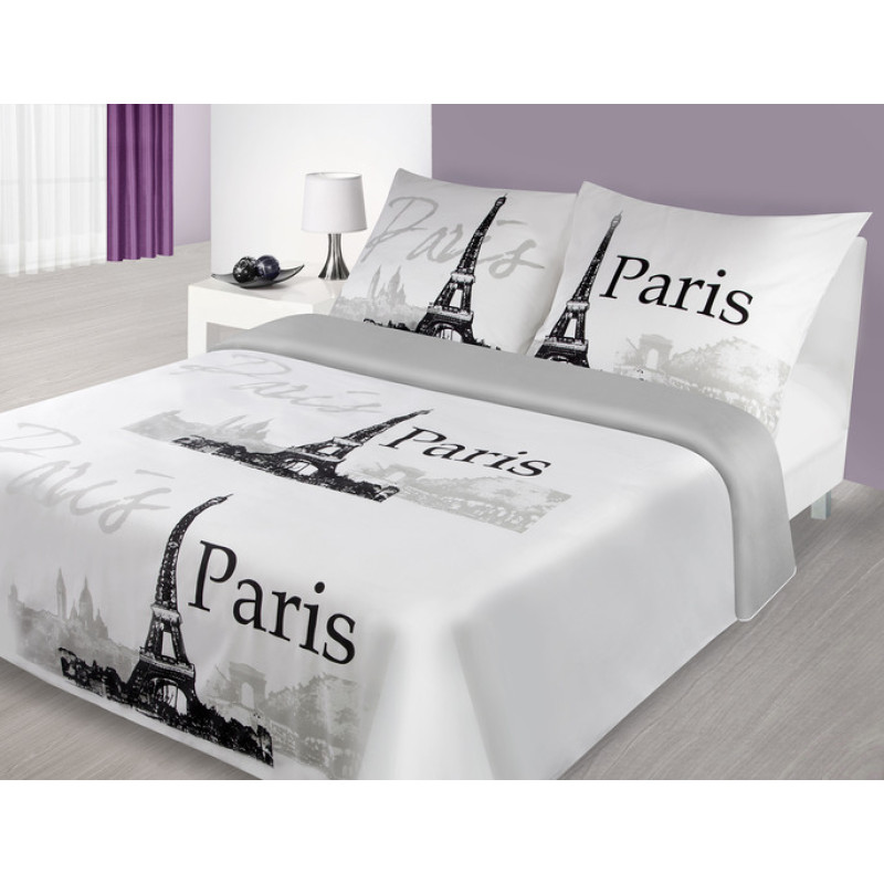 Satīna gultas veļa 200x220 P City Paris 2 Tower