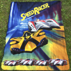 Flīsa bērnu sega 130x160 Speed Racer 0062 pēdējo 2 gab.