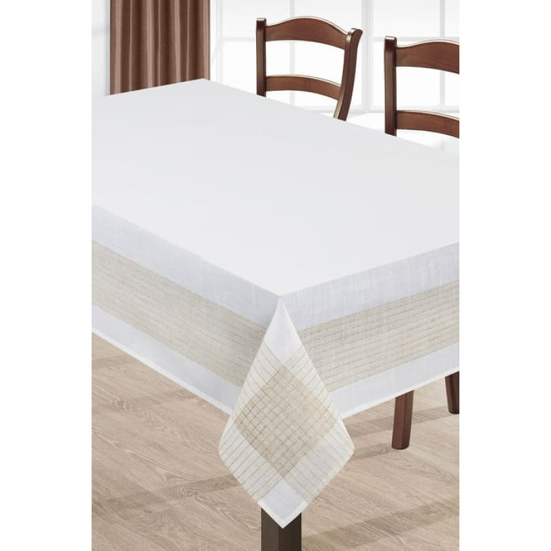 Dekoratīvais galdauts 140x180 Zelts 1