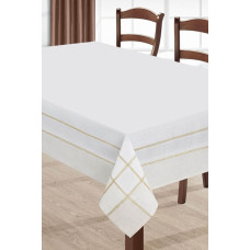 Dekoratīvais galdauts 150x260 Zelts 2