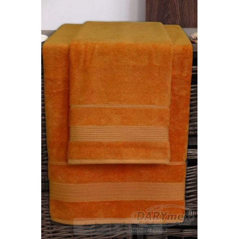 Moreno dvielis 50x90 Bambusa oranžs