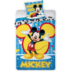 Kokvilnas gultas veļa 140x200 Mickey Mouse Mickey Mause 0709