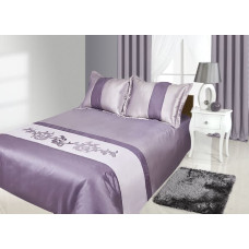 Dekoratīvais gultas pārklājs 220x240 Nadia Purple