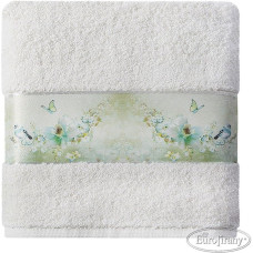 Atsperu dvielis 50x90 01 krēms ar aplikāciju 500g/m2