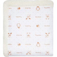 Minky Velour aitas sega 80x90 628 Printed White