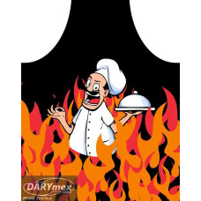 Virtuves priekšauts Cook on Fire 39
