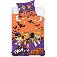 Kokvilnas gultas veļa 160 x 200 C Paw Patrol PAW16-2017 Halloween 8177