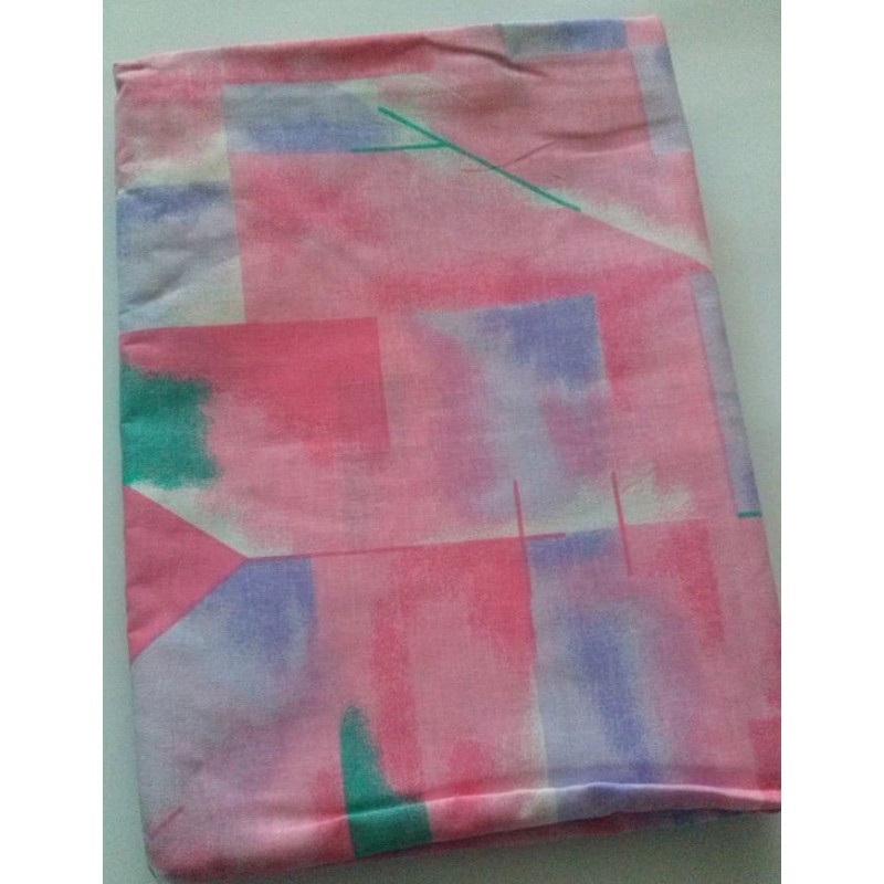 Kokvilnas palags 180x200 Print 05 stikls rozā violets