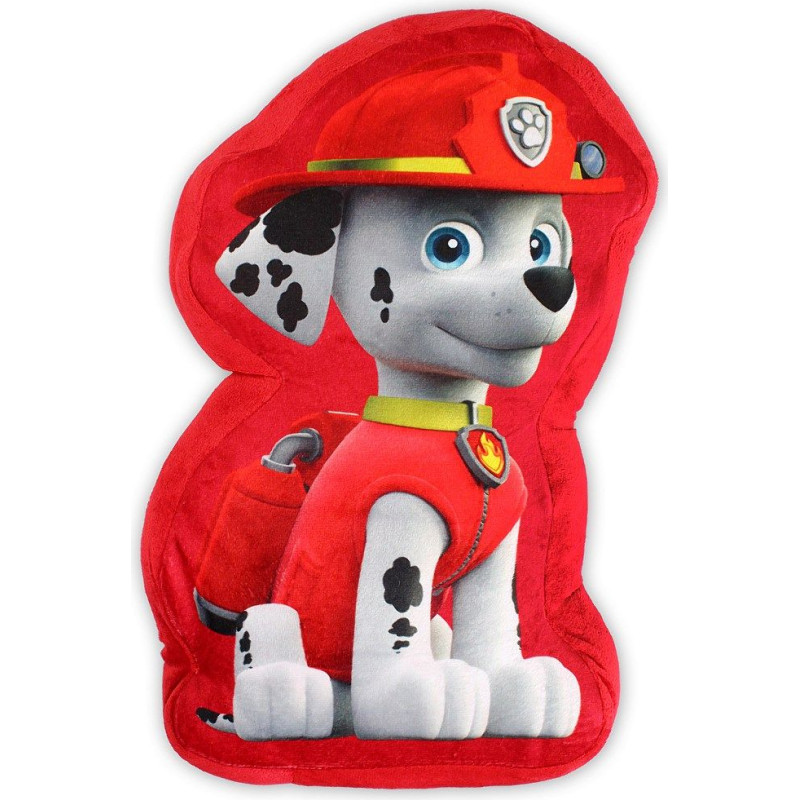 Paw Patrol Paw Pieski formas spilvens 0213 Marshall sarkans 22x40x5