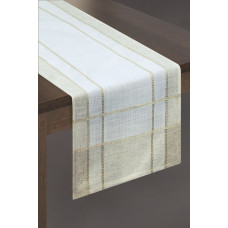 Dekoratīvais galdauts 40x180cm. Zelts 2 ekru zelts