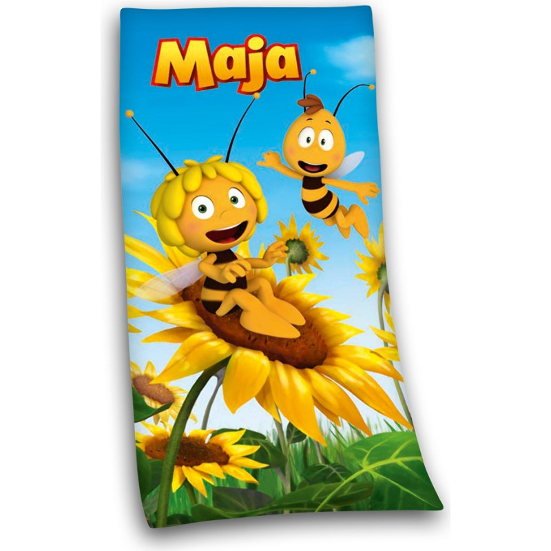 Bērnu dvielis 75x150 Maja the Bee 0275 Gucio kokvilnas saulespuķe