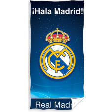 Kokvilnas dvielis 75x150 Real Madrid logotips tumši zilas zilas zvaigznes RM171106 4190