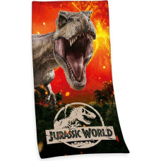 Bērnu dvielis 75x150 Jurassic Park 8918 Dinosaur Jurassic World kokvilna