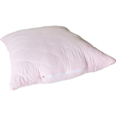 Spilvens no silikona granulām 70x80, stepēts, rozā W