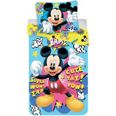 Bērnu gultas veļa 140x200 Mickey Mouse 2147 Mickey Mouse spilvendrāna 70x90