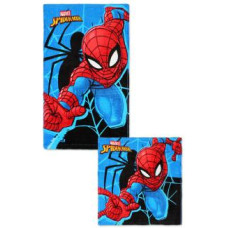 Roku un sejas dvieļu komplekts 5007 Spiderman Spider Man zils 30x30 30x50