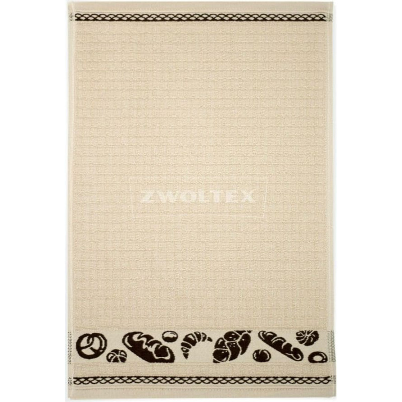 Piparmētru virtuves dvielis 30x50 kapučīno kruasāni 8341/3/5738