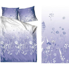 Satīna gultasveļa 140x200 Sensual lavandas ziedi pļava Frotex