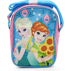 Frozen one plecu soma Frozen Anna Elsa zila rozā soma 7827 ar regulējamu plecu siksnu