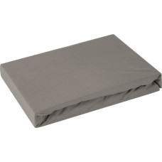 Džersija palags ar elastīgo joslu 160x200 sudrabs augstajam matracim 30 cm 125 g/m2