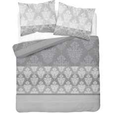 Flaneļa gultas veļa 160x200 Glamour ornaments pelēks 3481 C Flanel 2022