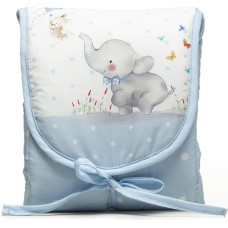 Interbaby Pārtinamais galds ceļojumu matracis 45x75 Blue elephant