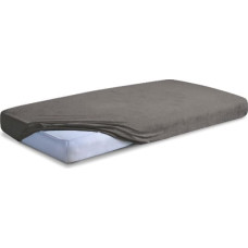 Frotē palags ar elastīgo joslu 180x200 antracīts 45 Premium