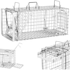 Wiesenfield Dzīvs slazds žurkām un caunām, vienpusējs, uzspiežams, 800x340x340 mm SET