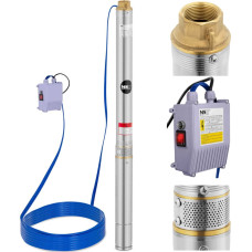 MSW Iegremdējamais sūknis dziļurbumam STAL 750 W 3800 l/h līdz 60 m