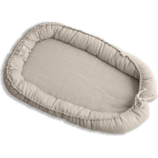 Prestige lina plain baby Nest 55x80 bēšs pozicionēšanas matracis