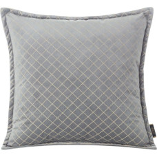 Kim sudraba velūra dekoratīvā spilvendrāna 45x45