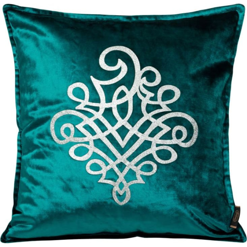 Karaliskā spilvendrāna 3 45x45 cm tumši tirkīza