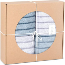 Dvieļu komplekts T/0476 4 gab Jasper 2x50/90 2x70/140 sudraba piparmētru dāvanu komplekts 500g/m2