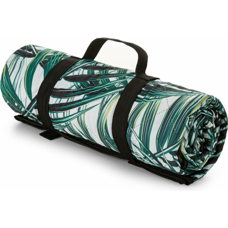 Piknika sega 130x145 Harmony baltas zaļas lapas