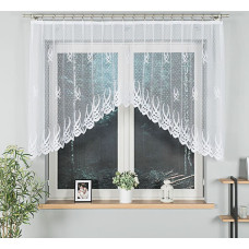 GOSIA Gatavs žakarda aizkars, platums 300 x augstums 120 cm, krāsa 001 balta 004017/FBL/001/300120/1