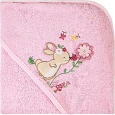 Bērnu dvielis 50x90 Baby 47 rozā zaķis 450g/m2