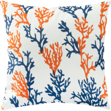 Dekoratīvā spilvendrāna 43x43 Smr 01 balta oranža tumši zila 210g/m2