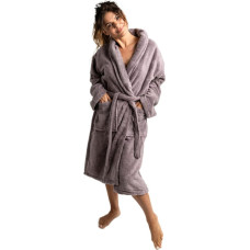 Nefretete Llama Soft XS unisex frotē peldmētelis, tumši rozā, 450 gsm, izgatavots no 100% kokvilnas ar lamas vilnu