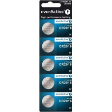 Everactive CR2016-5BB Blistera iepakojumā 5gb.