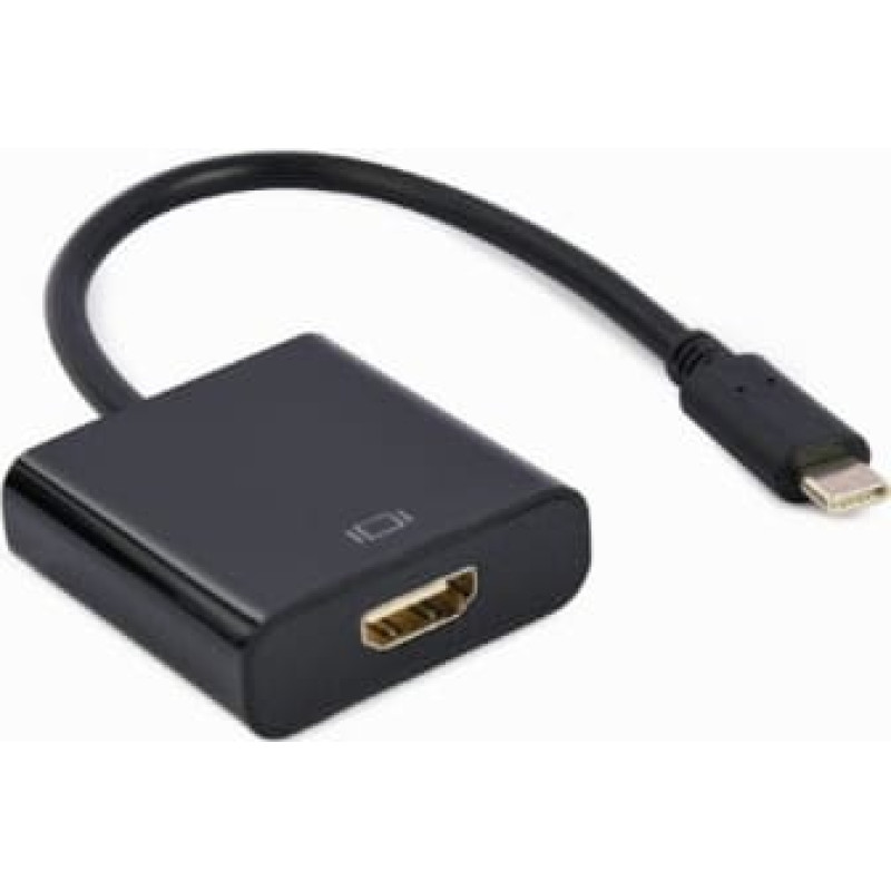 Adapteris Gembird USB Type-C Male - HDMI Female 4K@30Hz 15cm Black