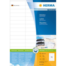 Herma Labels Premium A4  white  matte paper  5100 sheets (4459)