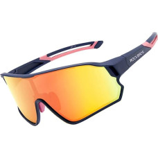 Rockbros 10134PL polarizing cycling glasses - blue