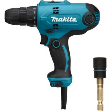 Makita-Maszyny elektriskā 2 ātrumu urbjmašīna/grieznis 320W Makita [DF0300] + 10mm trieciena ligzda ar maināmu 1/4