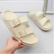 Big Star W INT2004C foam flip-flops with buckles, beige