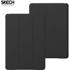 Skech magnet case grāmatveida maks planšetdatoram Apple iPad 9.7 (2017) (5th generation) melns