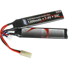 ASG - AEG akumulators - LiPo - 7,4V - 1300 mAh - 25C - [1+1] - 17206